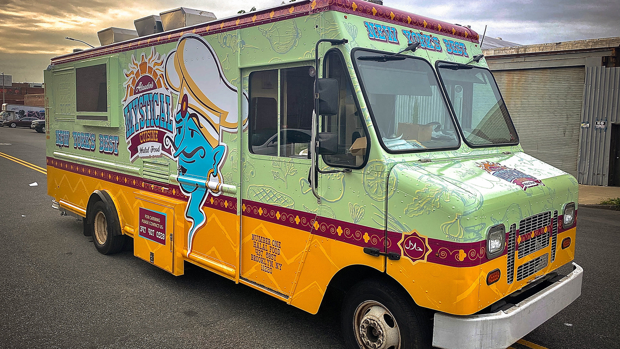 Alaadin's Mystical Cuisine Branding & Food Truck Design