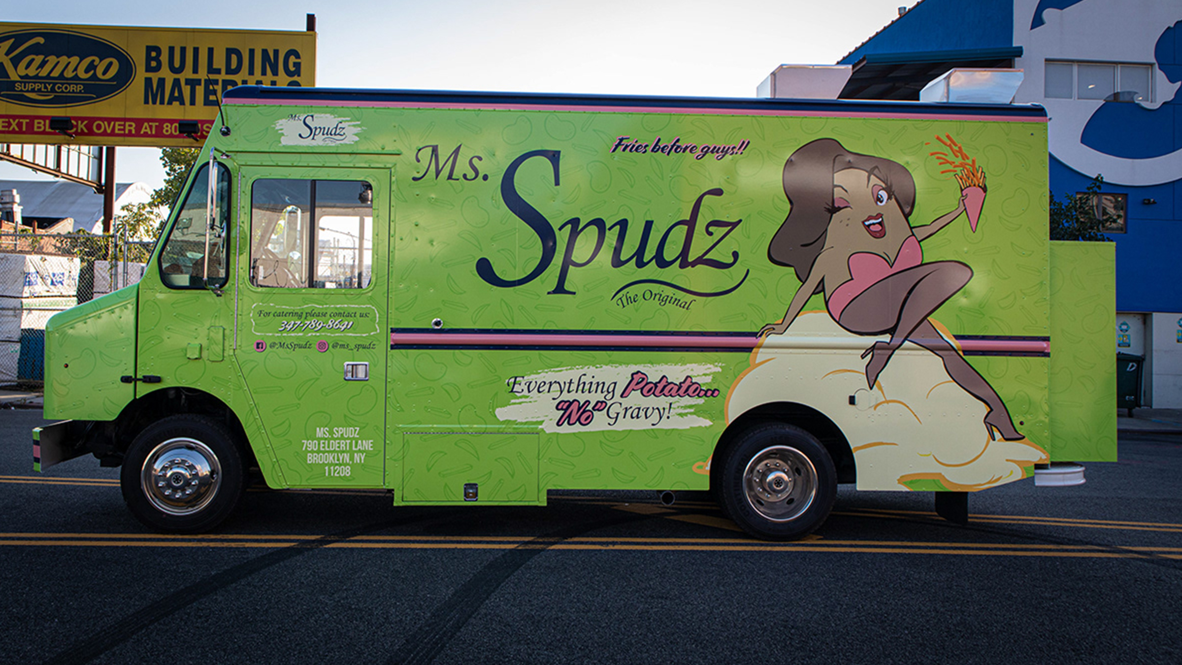 Ms. Spudz Truck Wrap Design