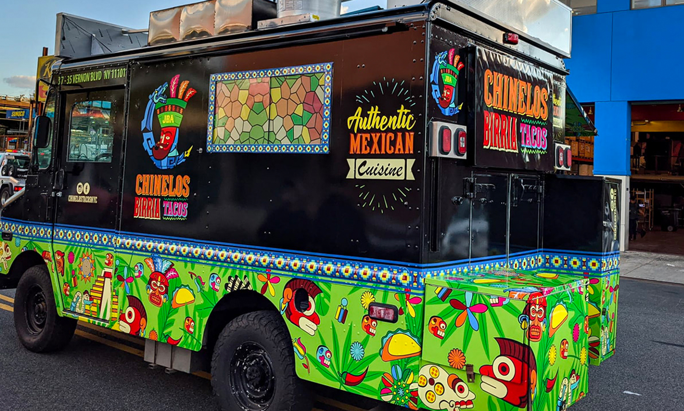 Chinelos Birria Tacos Branding & Food Truck Design #2