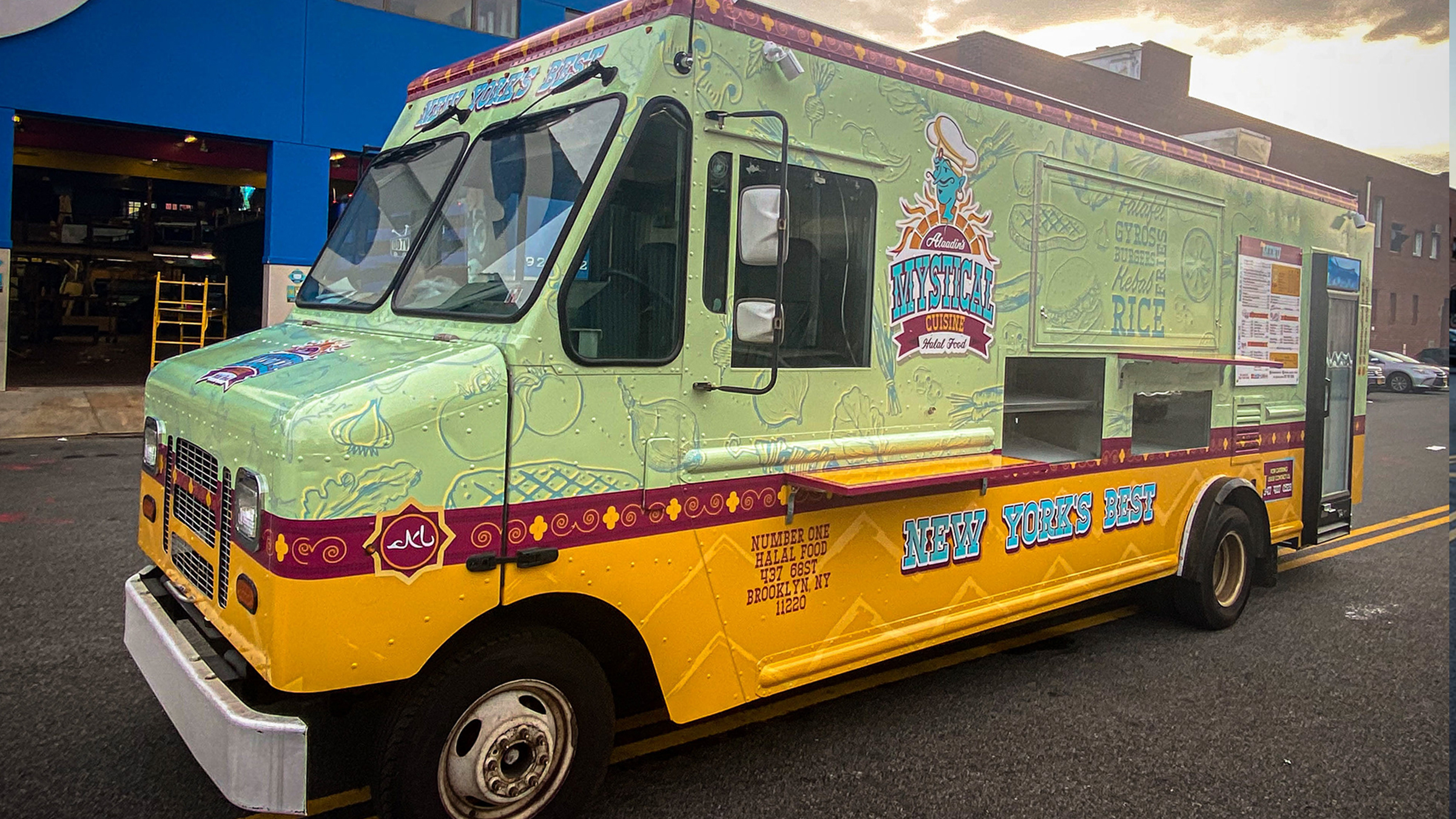 Alaadin's Mystical Cuisine Branding & Food Truck Design