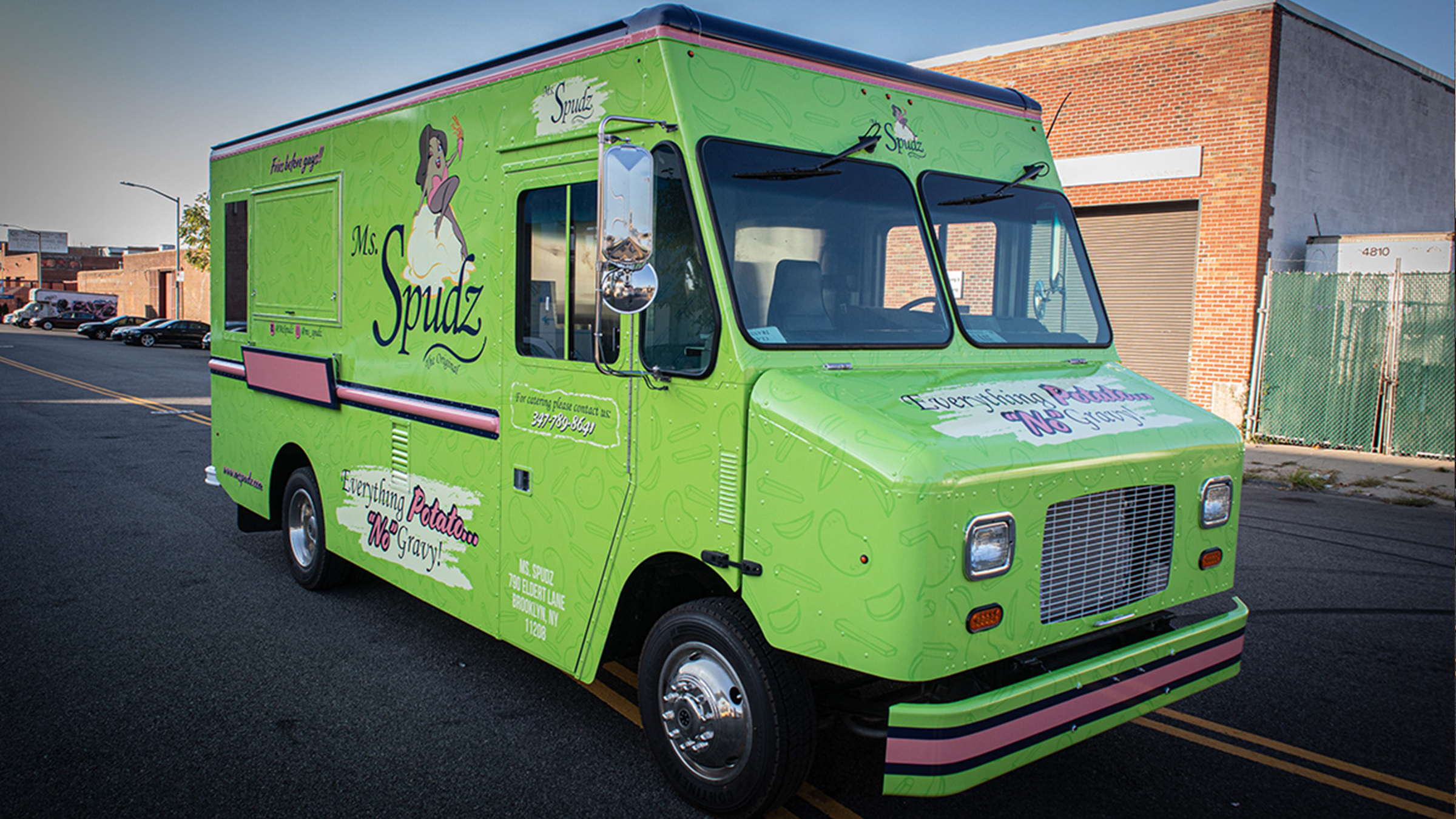 Ms. Spudz Truck Wrap Design