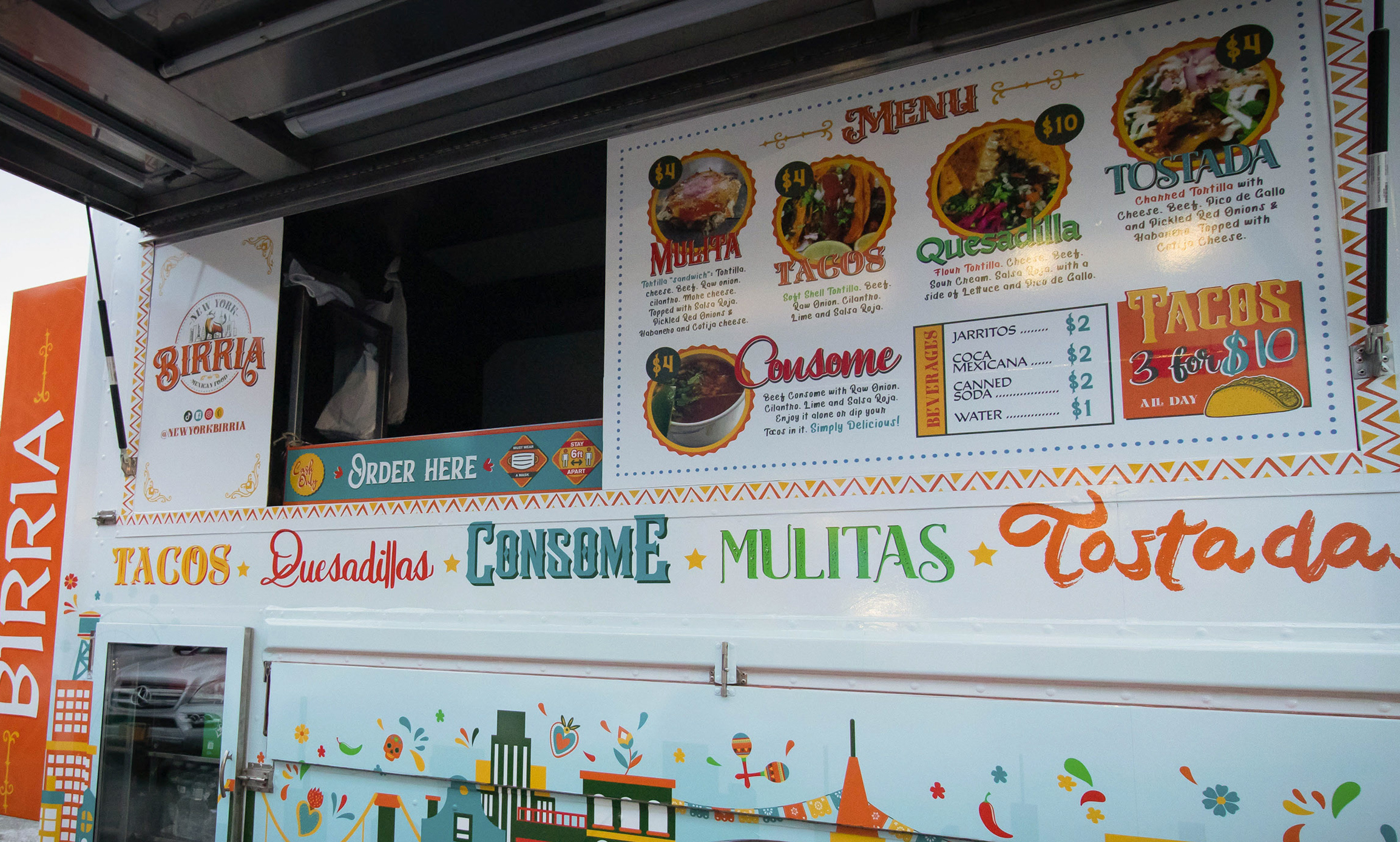 New York Birria Branding & Food Truck