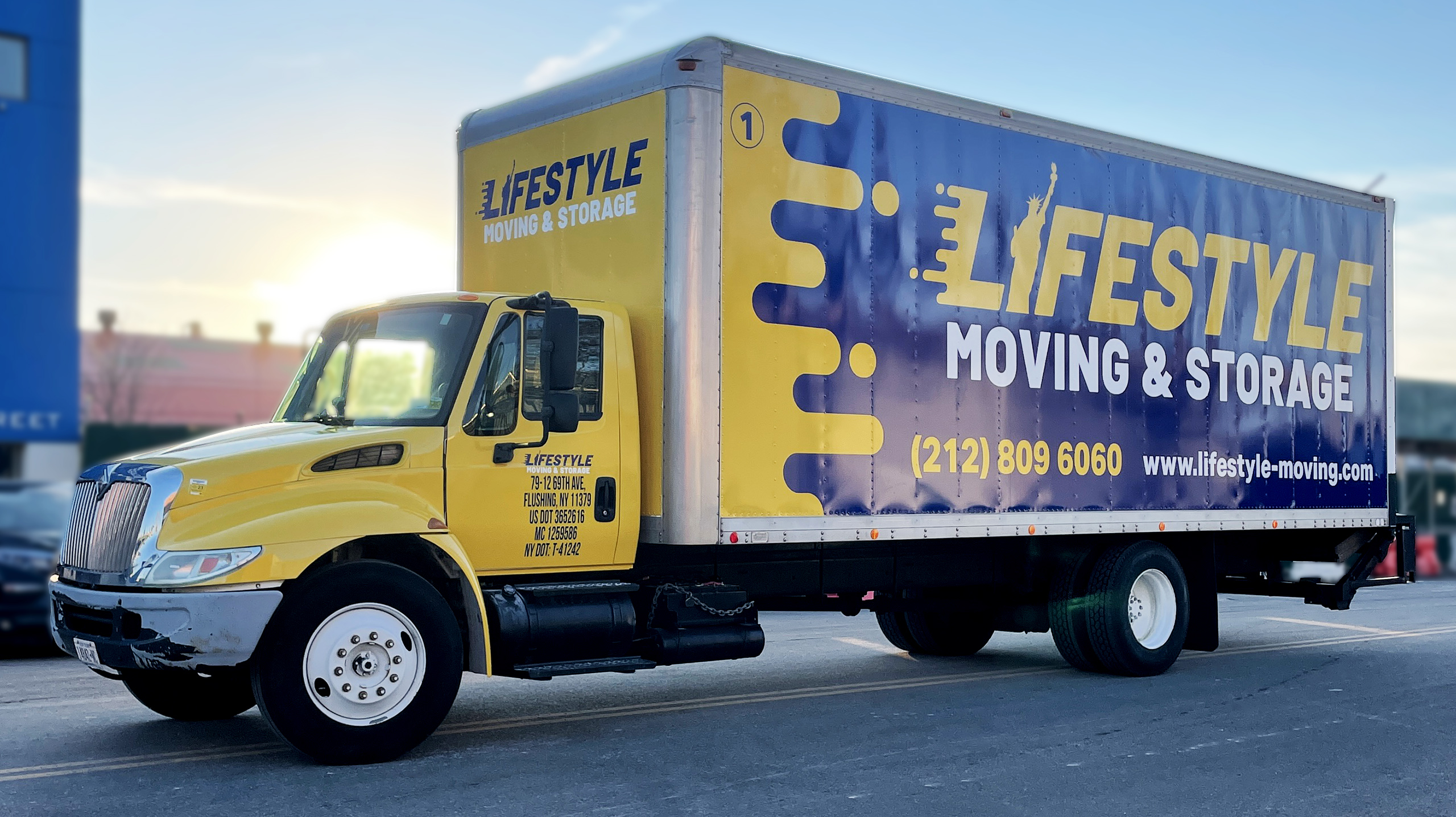 Lifestyle Moving Branding Truck Wrap