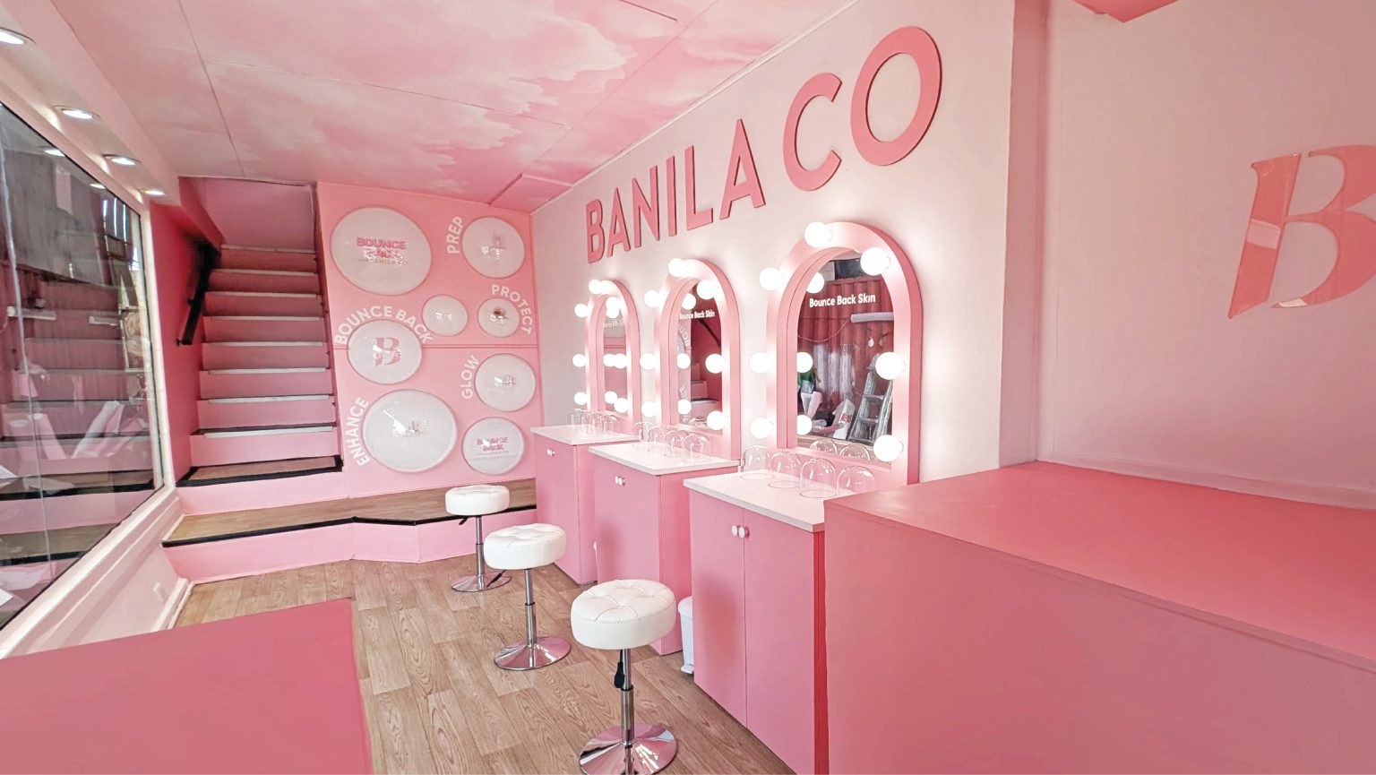 Banilla Co glass bus buildout